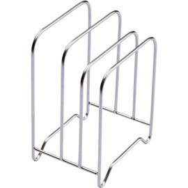 Ohki Cutting Board Stand, Stainless Steel, Made in Japan, Outline