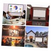 jojofuny 2pcs Foldable Projector Screen Portable Anti-Crease Display for Home