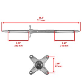 Suzuki Rear Axle Shaft for Suzuki Quadsport 400 LT-Z400 LT-Z400Z 2005 2006 2007 2008