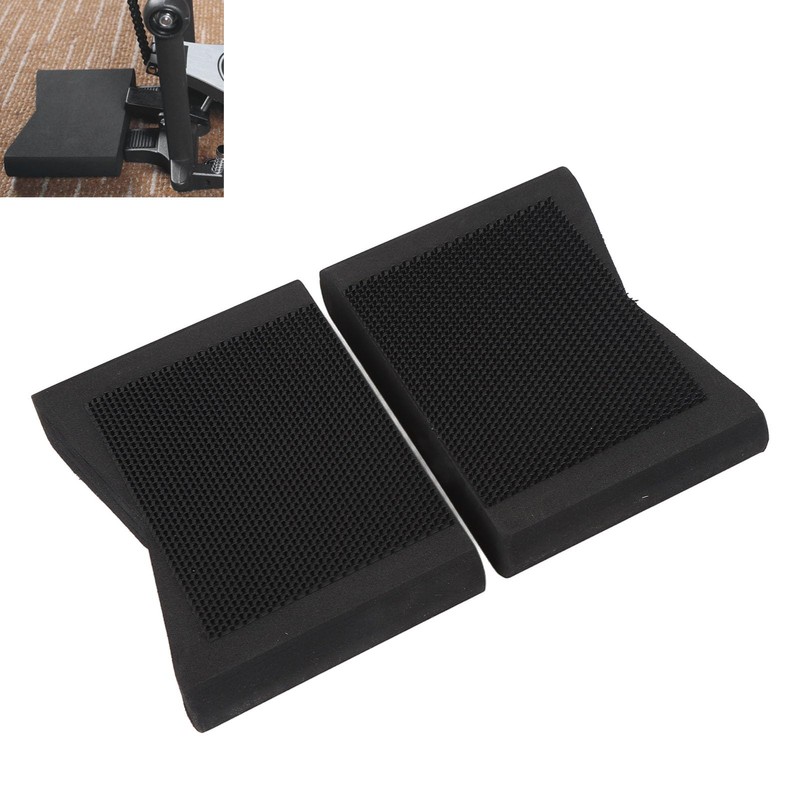 2 Stück Rutschfester Bassdrum-Pedalblock für sichere Befestigung beim Spielen, Drum