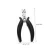 SAFIGLE Hair Extension Pliers Stainless Steel Tool for Microlink Bead