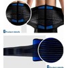 KINGCOO Abdominal Belt Back Brace Back Strap with Support Strut