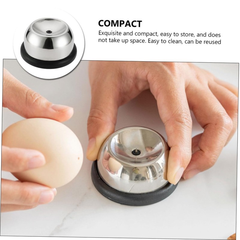 Ipetboom Stainless Steel Egg Pricker Tool Kitchen Egg Holder for