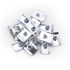 Yuhtech 80 Pcs 4 Size Stainless Steel U Clips M4