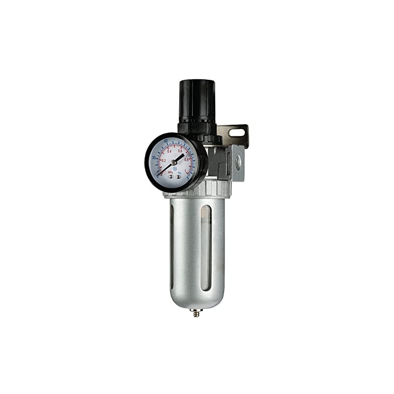 Draper 70826 1/4" BSP Filter/Regulator Unit,Silver