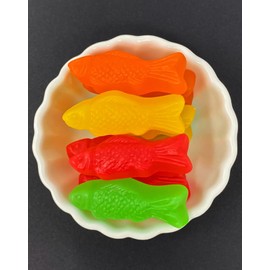 SweetGourmet Assorted Fruit JuJu Fish | Bulk Candy | 1 Pound