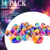 36 Pack Galaxy Slime Balls for Kids - Stretchy, Non-Sticky,