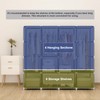 MOGELAFOO Portable Closet Wardrobe, 67-Inch Clothes Organizer with 4 Hanging