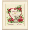 Vervaco Anniversary Counted Cross Stitch Kit, Multi-Colour