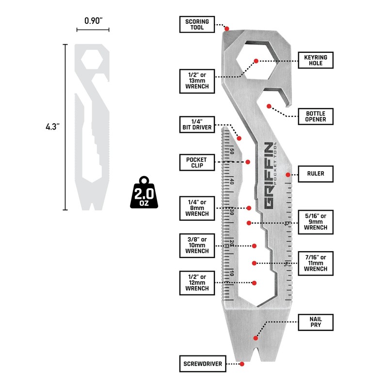 Griffin Multi Tool Pocket Size