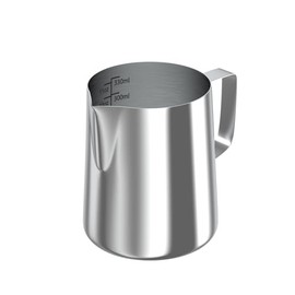 MAttinata Milk Frothing Pitcher, 12 oz Steaming Pitchers for Latte Art, Stainless Steel Espresso Machine Accessories