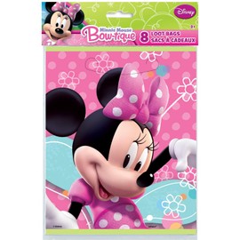 Minnie Mouse Bow-tique Loot Bags, 8 Per Set