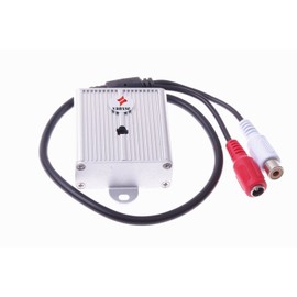 Vanxse® Mini Microphone High Sensitive Pickup Audio Mic Waterproof Metal Case for CCTV Security Camera DVR System