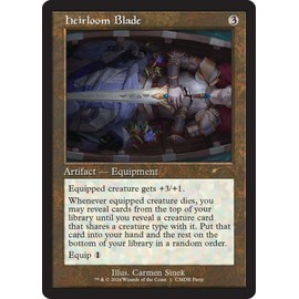 1x Heirloom Blade - Foil (Retro Frame) - WPN & Gateway Promos NM-Mint, English U