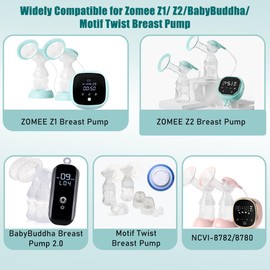 6 válvulas de pico de pato compatibles con Zomee Z1/Z2/BabyBuddha/NCVI 8782/8780/Motif Twist extractor de leche accesorios de repuesto