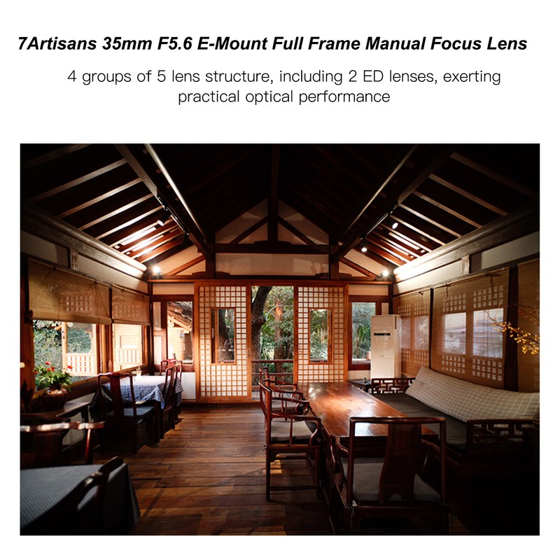 7Artisans 35mm F5.6 LMount Full Frame Manual Focus Lens for