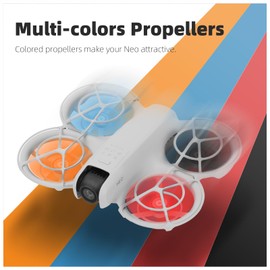 FSIDIWT 4 Pcs Propellers for DJI Neo Drone, Quick-Release Replacement Props Wings Blades for DJI Neo Drone Accessories (Orange)