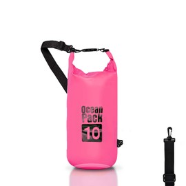 Dry Bag Waterproof Bag Sea 5L 10L 20L Waterproof Bag with Adjustable Shoulder Strap Waterproof Dry Bag/Sack Kayaking Boat Trip Canoe Fishing Rafting/Snowboarding, pink, Dry Bag