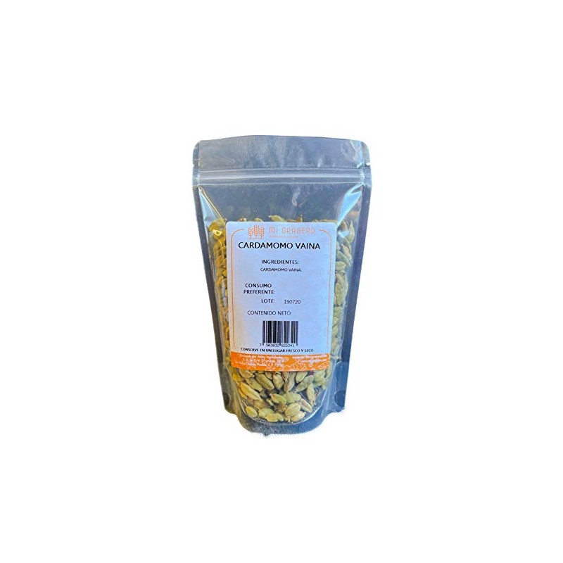 Cardamomo en Vaina verde 100 gramos Premium