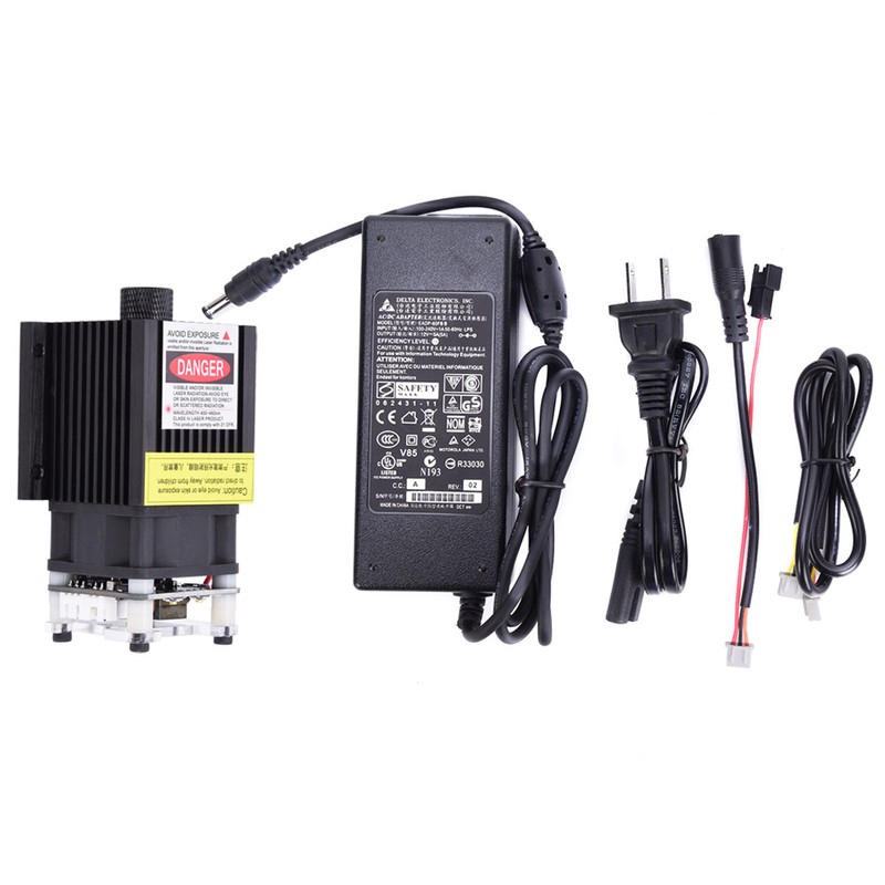 T05 5.5W Blue Laser Module TTl PWM Modulation Power Adapter