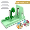 Vollum Japanese Turning Vegetable Spiralizer, Veggie Spiralizer For Fresh Zucchini,