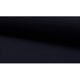 Luxury 100% Boiled Wool Fabric - Dk Navy