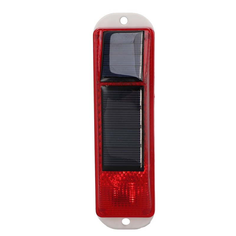 2pcs Solar Strobe Warning Light Waterproof Light Control High Bright