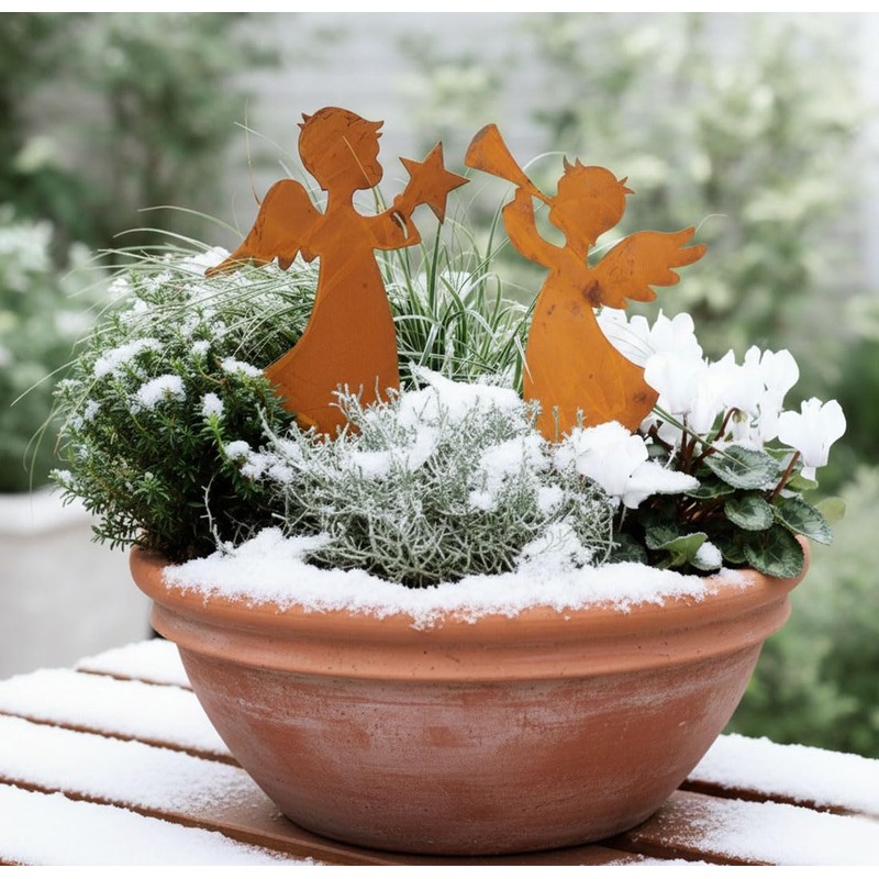 LB H&F Lilienburg Christmas Decoration Rust Metal Weatherproof