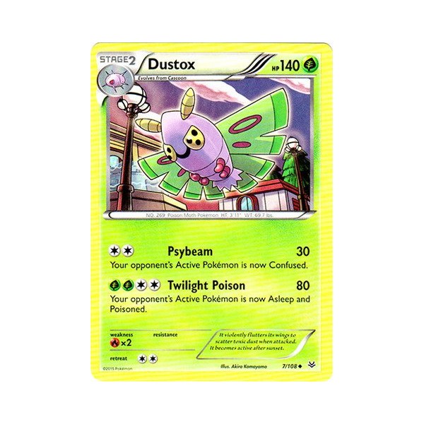 Pokemon - Dustox (7/108) - XY Roaring Skies