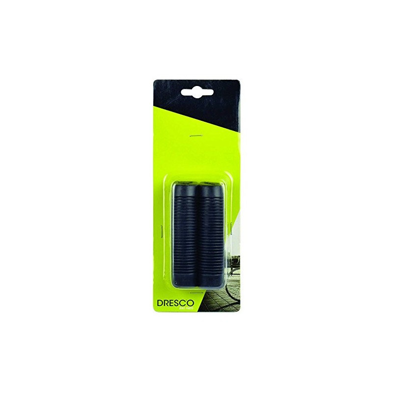 Dresco 5250150 Handlebar Grips – Black (Pack of 2)