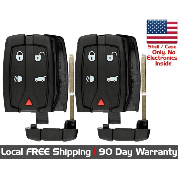 KeylessCanada 2x New Replacement Key Fob Remote SHELL / CASE