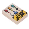 Light Up Sensory Board Noiseless Educational Portable Wooden LED Light