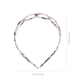 Tortoise Shell Headband, Tortoise Headband, French Toothed Thin Hair Band Anti Slip Hair Hoops for Women Girls