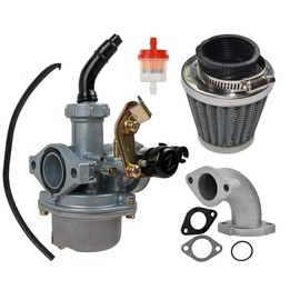 PZ22 Carburetor 22mm Carb Cable Choke 38mm Air Filter Cleaner Intake Pipe Gasket for Apollo SSR 110cc 125cc Sunl Roketa Taotao Coolster ThumpStar CRF XR 50 70 Pit Bike Atv Quad Parts