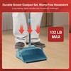Tiumso Upgrade Broom and Dustpan Set, Broom with Dustpan Combo
