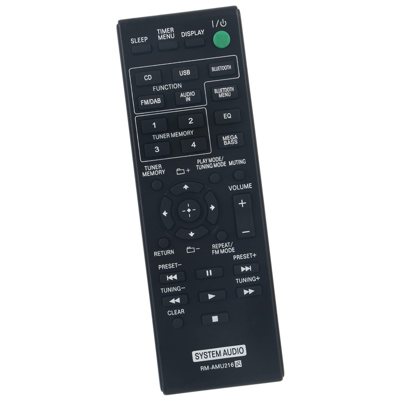 ALLIMITY RM-AMU216 Remote Control Replacement for Sony Micro Hi-Fi System