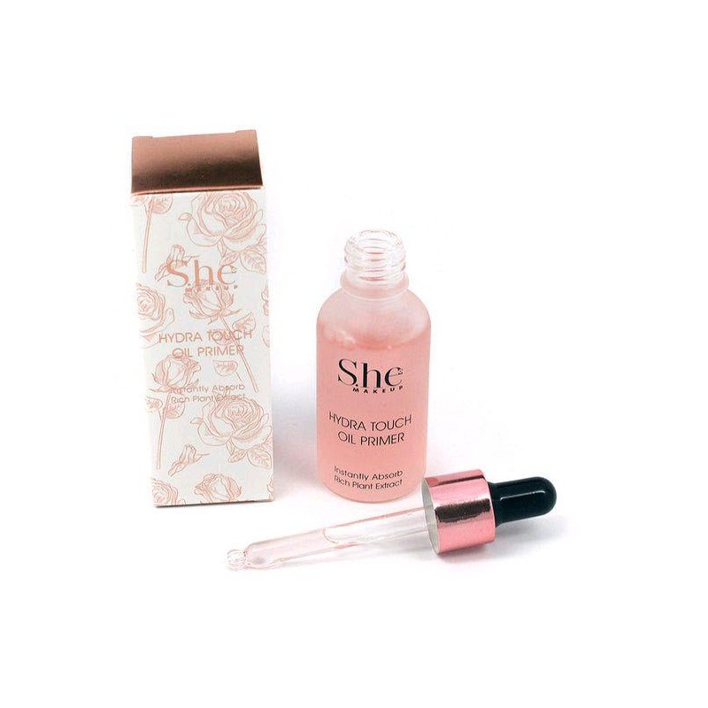 She Hydra Touch Rose Oil Primer - Hydrating Formula for