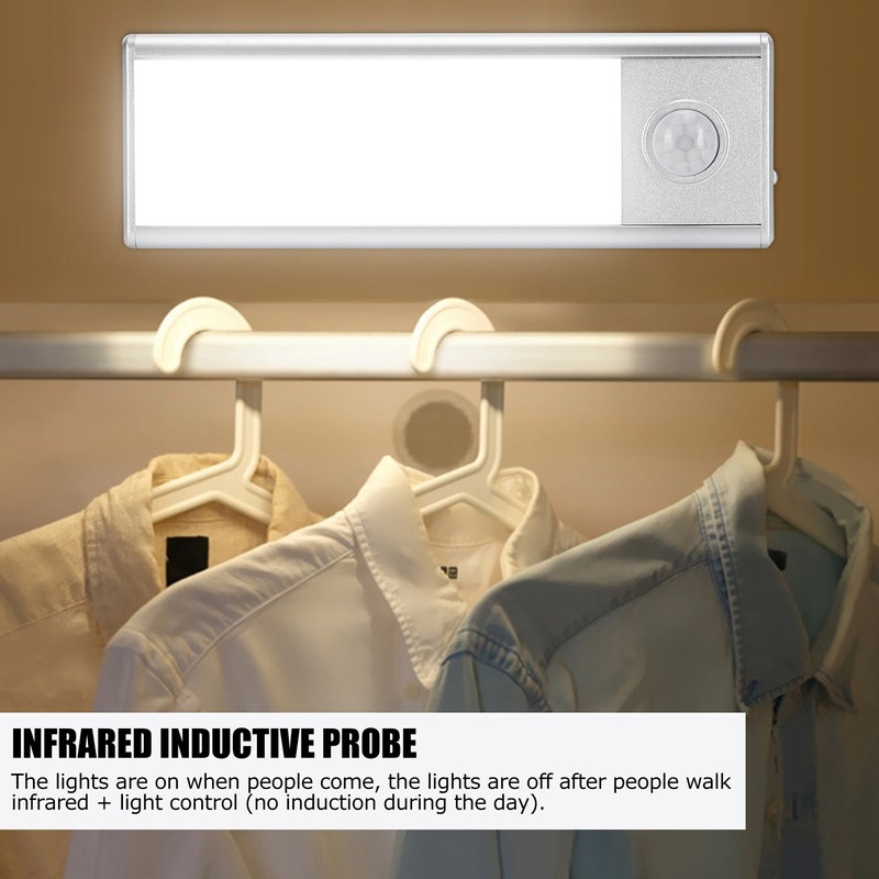 12cm Sensor Light LED UltraThin Warm Light Smart Cabinet Bedside
