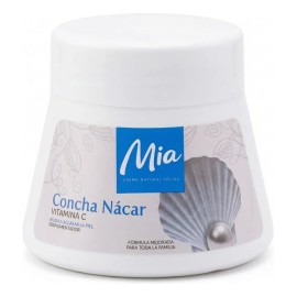 Crema Concha Nácar Risan Mía Vitamina C 400g Aclara Piel Neutra