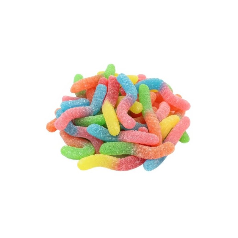 Just Treats Sour Worms (500g Share Bag)