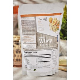 swiig Simple Whey Blend - No Sugar Added, Pumpkin, No GMO Ingredients, No Artificial Flavors, Colors or Sweeteners, No Fillers, 2.2lb Bag