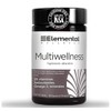 ELEMENTAL Multivitamínico Wellness 90 Cápsulas Diario Sin Gluten