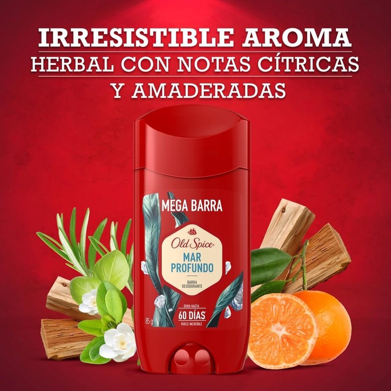 Old Spice Desodorante En Barra Para Hombre Mar Profundo 85