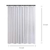 Clear Shower Curtain Liner, 100% Waterproof EVA 3D Shower Curtains