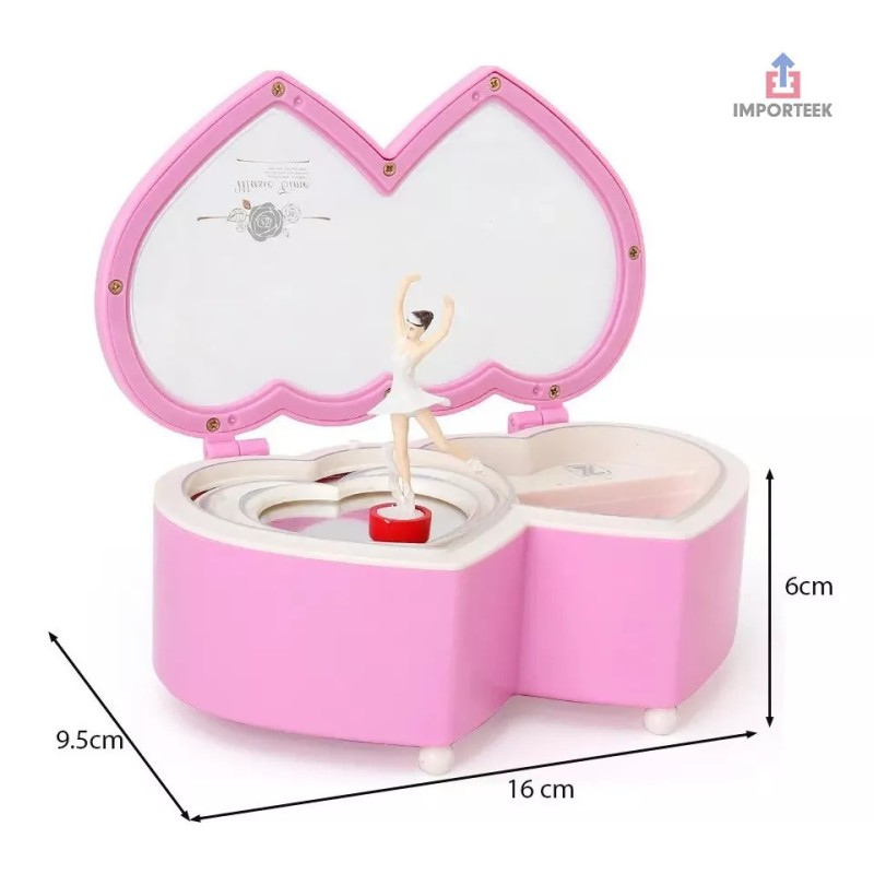 Importeek 5pz Caja Musical Cuerda Decora Adorno Bailarina Giratoria