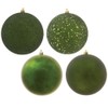 Vickerman 3" Moss Green 4-Finish Ball Ornament Assortment, 16 per