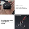 RS Silicone Rubber Key Protector with Key Chain Compatible with