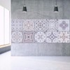 10pcs Self adhesive PVC Tile Floor Stickers Bathroom Kitchen Wall