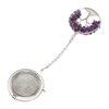Tea Infuser Artificial Crystal Stone Tea Strainer Stainless Steel Diffuser