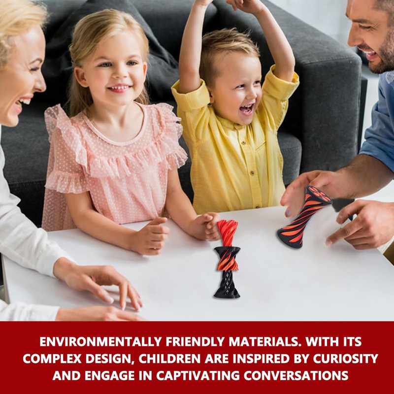 Impossible Pyramid Passage Sculpture 3D Printed Spiral Cone Toy Mini